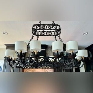 Dupioni Silk 5 1/4” Drum Chandelier Shades NWT in Eggshell